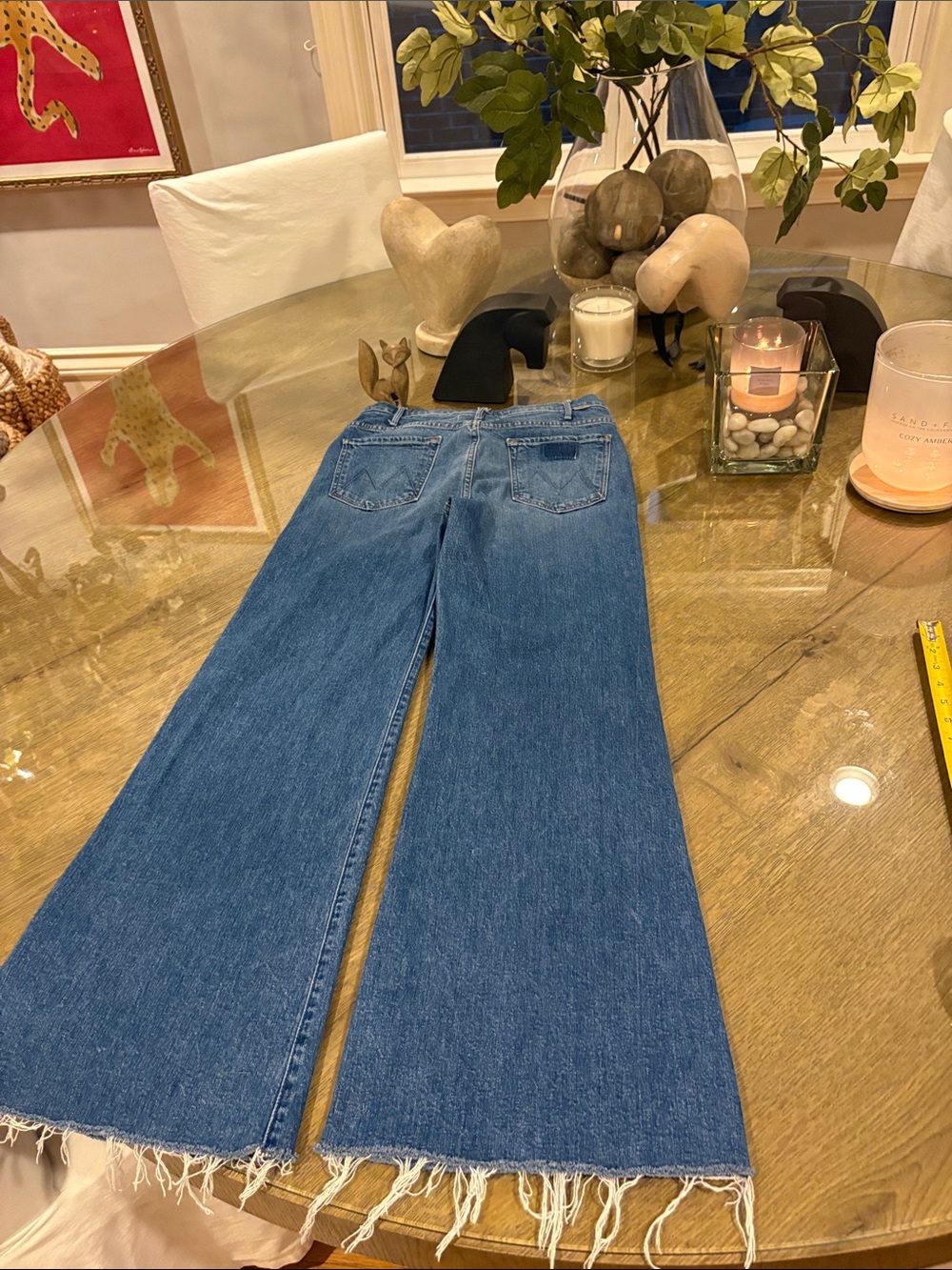 MOTHER DENIM HUSTLER ROLLER HEEL FRAY, size 31, wash PERFECT DRUG. - Picture 2 of 9